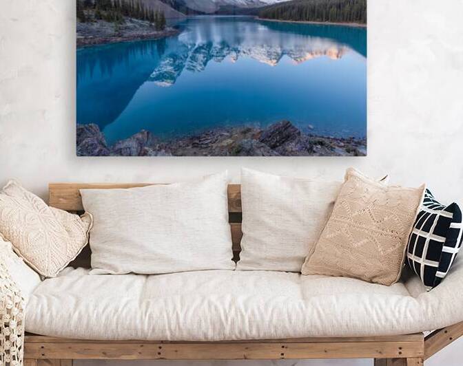 Sunrise at Moraine Lake by Andrea Belcher